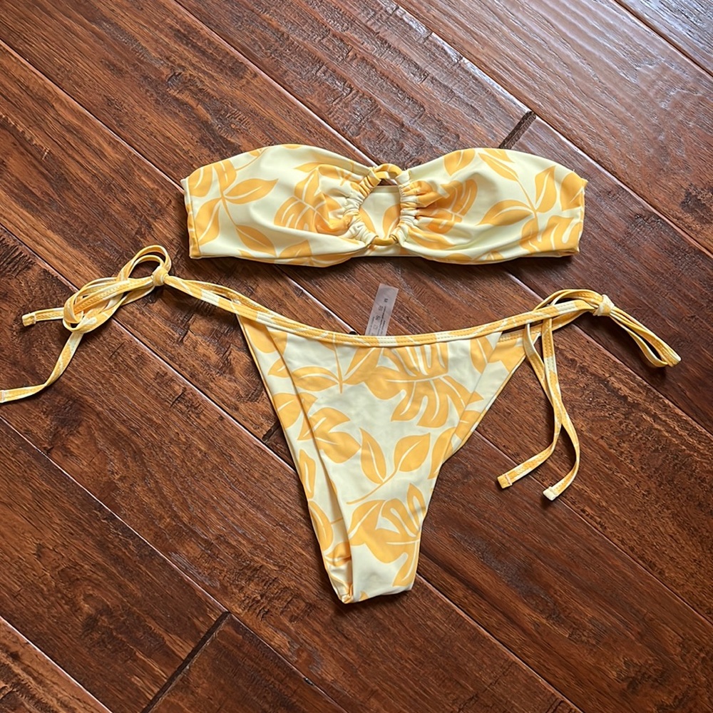 yellow bikini set